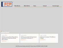 Tablet Screenshot of fcpdc.com